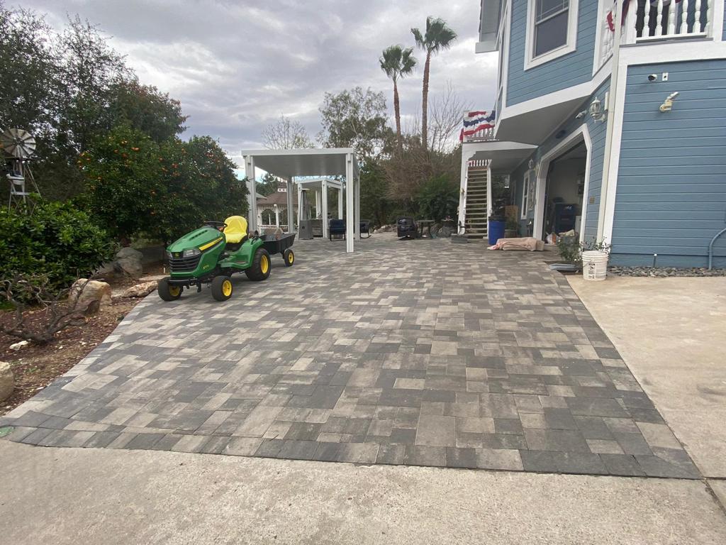 san diego driveway paving and custom patio and walkway