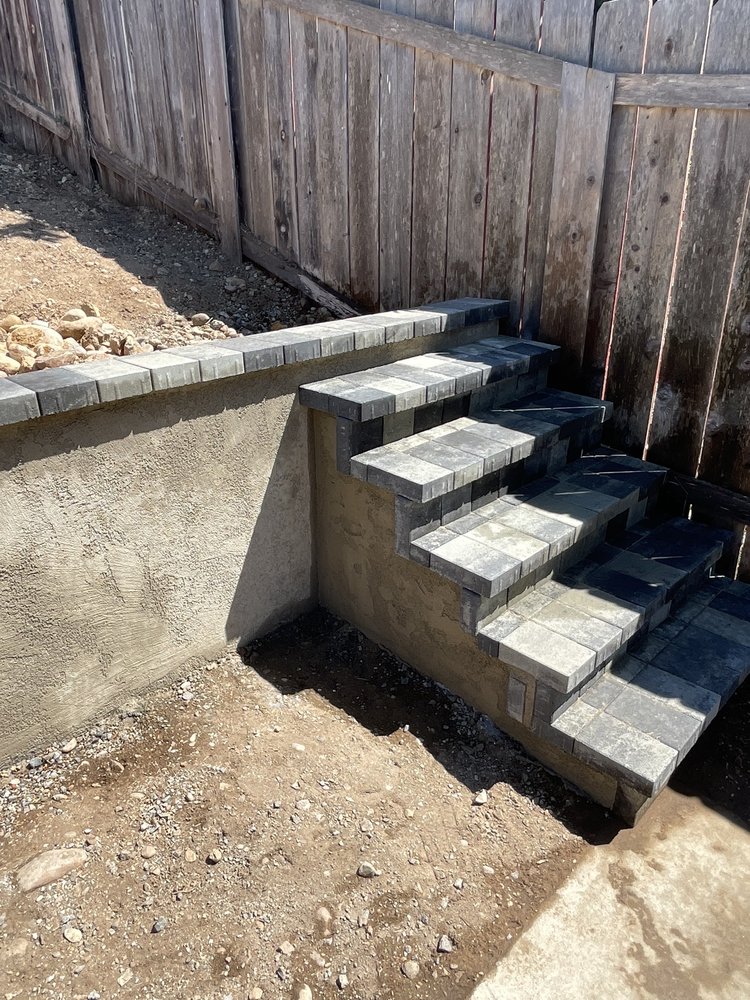 retaining wall stairs in san diego by designs 4 you remodeling
